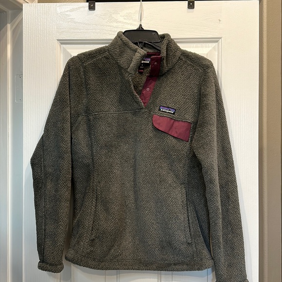 Re-Tool Snap-T Pullover Women's Patagonia Feather Gray with Light Balsamic - Picture 2 of 3